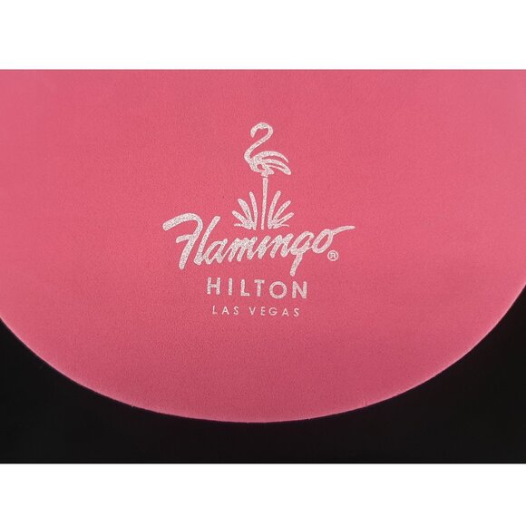 Vintage Flamingo Hilton Las Vegas Pink Sun Visor foam Hat One Size fit most OSFM - Picture 2 of 5